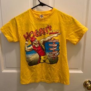 2 shirts!! Hulk Hogan WWE shirt WWE logo shirt